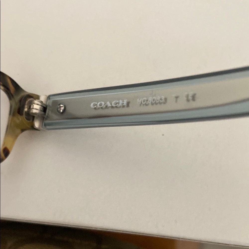 Coach Brown and Tan Glasses with Signature Case - Picture 8 of 9